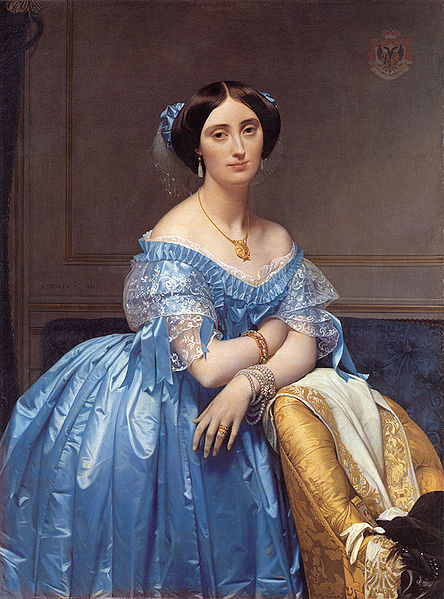 Jean Auguste Dominique Ingres Portrait of Princesse Albert de Broglie